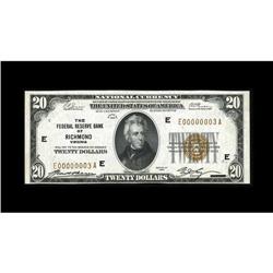 Fr. 1870-E $20 1929 Federal Reserve Bank Note. Choice C 