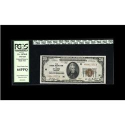 Fr. 1870-H $20 1929 Federal Reserve Bank Note. PCGS Ver 