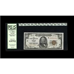 Fr. 1880-G $50 1929 Federal Reserve Bank Note. PCGS Cho 