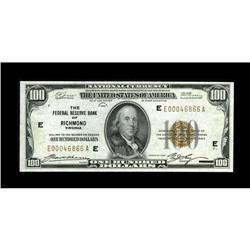 Fr. 1890-E $100 1929 Federal Reserve Bank Note. Choice 
