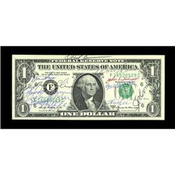 Fr. 1904-F $1 1969A Federal Reserve Note. Choice Crisp 