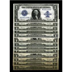 Fr. 1906-B, L* $1 1969C Federal Reserve Notes. Complete 