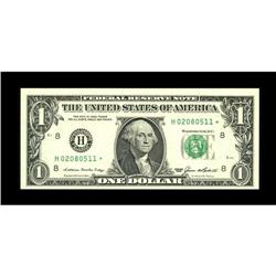 Fr. 1913-H* $1 1985 Federal Reserve Note. Choice Crisp 