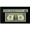 Image 1 : Fr. 1926-B $1 2001 Federal Reserve Note. PMG Gem Uncirc 