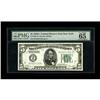 Image 1 : Fr. 1951-B $5 1928A Federal Reserve Note. PMG Gem 65 