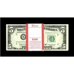 Fr. 1965-D $5 1950D Federal Reserve Notes. Original Pac 