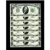 Image 1 : Fr. 2002-B $10 1928B Federal Reserve Notes. Seven Conse 