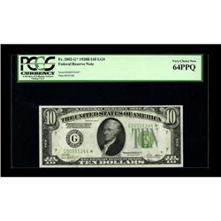 Fr. 2002-G* $10 1928B Federal Reserve Note. PCGS Very C 
