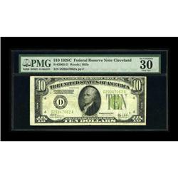 Fr. 2003-D $10 1928C Federal Reserve Note. PMG Very Fin 