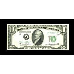 Fr. 2011-J* $10 1950A Federal Reserve Note. Gem Crisp U 