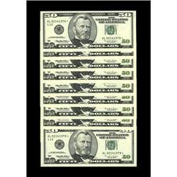 Valentine''s Day Fifties. Fr. 2126-L* $50 1996 Federal 