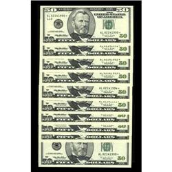 Valentine''s Day Fifties. Fr. 2126-L* $50 1996 Federal 