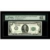 Image 1 : Fr. 2150-D $100 1928 Federal Reserve Note. PMG Gem Unci 