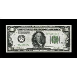 Fr. 2151-E $100 1928A Federal Reserve Note. Gem Crisp U 
