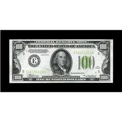 Fr. 2152-E $100 1934 Federal Reserve Note. About Uncirc 