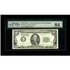 Image 1 : Fr. 2155-G $100 1934C Federal Reserve Note. PMG Choice 