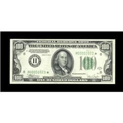 Fr. 2155-H* $100 1934C Federal Reserve Note. Choice Abo 