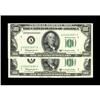 Image 1 : A Consecutive Pair of Fr. 2161-A $100 1950D Federal Res 