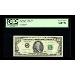 Fr. 2165-G* $100 1969A Federal Reserve Note. PCGS Super 