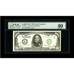 Fr. 2211-L $1000 1934 Federal Reserve Note. PMG Extreme 