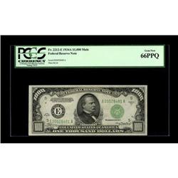 Fr. 2212-E $1000 1934A Federal Reserve Note. PCGS Gem N 