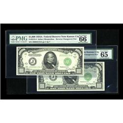 Fr. 2212-J/2211-J $1000 1934A/1934 Mule Federal Reserve 