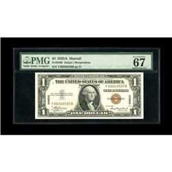 Fr. 2300 $1 1935A Hawaii Silver Certificate. PMG Superb 