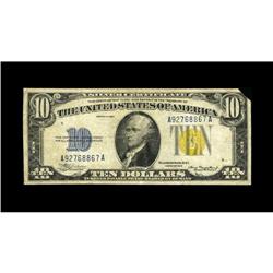 Fr. 2308 $10 1934 Mule North Africa Silver Certificate. 