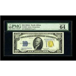 Fr. 2309 $10 1934A North Africa Silver Certificate. PMG 