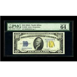Fr. 2309 $10 1934A North Africa Silver Certificate. PMG 