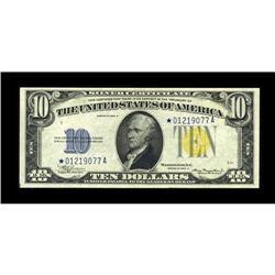 Fr. 2309* $10 1934A North Africa Silver Certificate. Ex 