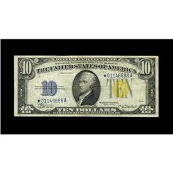 Fr. 2309* $10 1934A North Africa Silver Certificate. Ve 