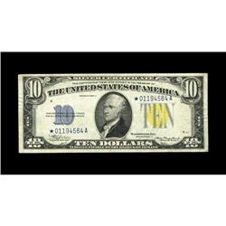 Fr. 2309* $10 1934A North Africa Silver Certificate. Ve 