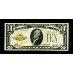 Fr. 2400* $10 1928 Gold Certificate. Very Fine.Sound ed 