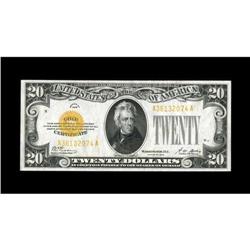 Fr. 2402 $20 1928 Gold Certificate. Choice Crisp Uncirc 