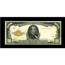 Fr. 2408 $1000 1928 Gold Certificate. Extremely Fine.A 