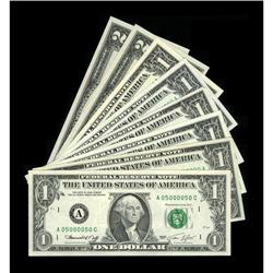 A Group of Fancy Serial Numbers on Small Size FRN''sInc 