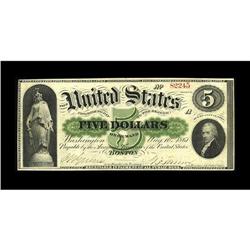 Fr. 3 $5 1861 Demand Note Very Fine. This $5 is flawles 