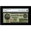 Image 1 : Fr. 17a $1 1862 Legal Tender CGA Choice Uncirculated 64 