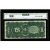 Image 2 : Fr. 18 $1 1869 Legal Tender CGA Choice Uncirculated 64. 
