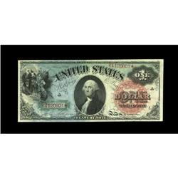 Fr. 18 $1 1869 Legal Tender About New. This Rainbow boa 