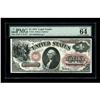 Image 1 : Fr. 19 $1 1874 Legal Tender PMG Choice Uncirculated 64 