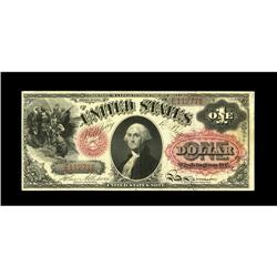 Fr. 19 $1 1874 Legal Tender Extremely Fine. A terrific 