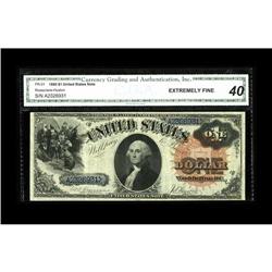 Fr. 31 $1 1880 Legal Tender CGA Extremely Fine 40. The 