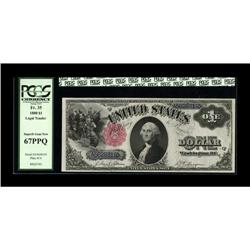 Fr. 35 $1 1880 Legal Tender PCGS Superb Gem New 67PPQ. 
