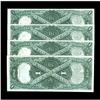 Image 2 : Fr. 37 $1 1917 Legal Tender Cut Sheet of Four Very Choi 