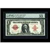 Image 1 : Fr. 40 $1 1923 Legal Tender PMG About Uncirculated 53 E 