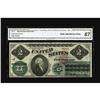 Image 1 : Fr. 41 $2 1862 Legal Tender CGA Gem Uncirculated 67. Th 