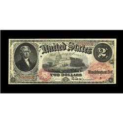 Fr. 43 $2 1874 Legal Tender Extremely Fine. Under 90 ex 