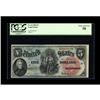 Image 1 : Fr. 64 $5 1869 Legal Tender PCGS Choice About New 58. A 